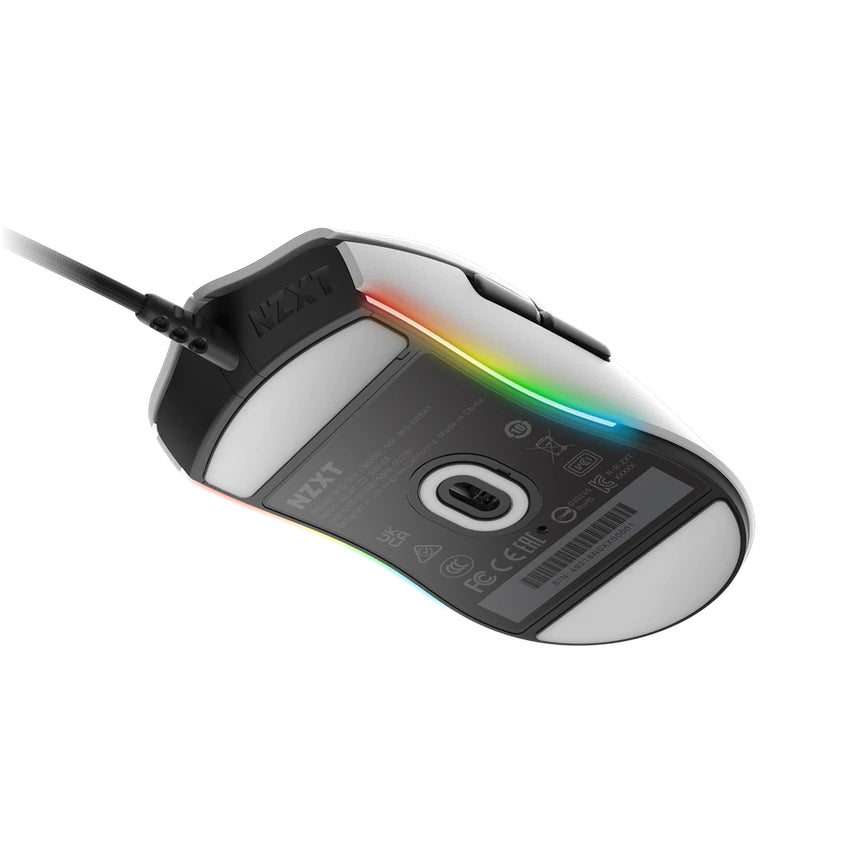 Mouse Gamer Nzxt Óptico Lift, Alámbrico, Usb-A, 16000Dpi, Blanco