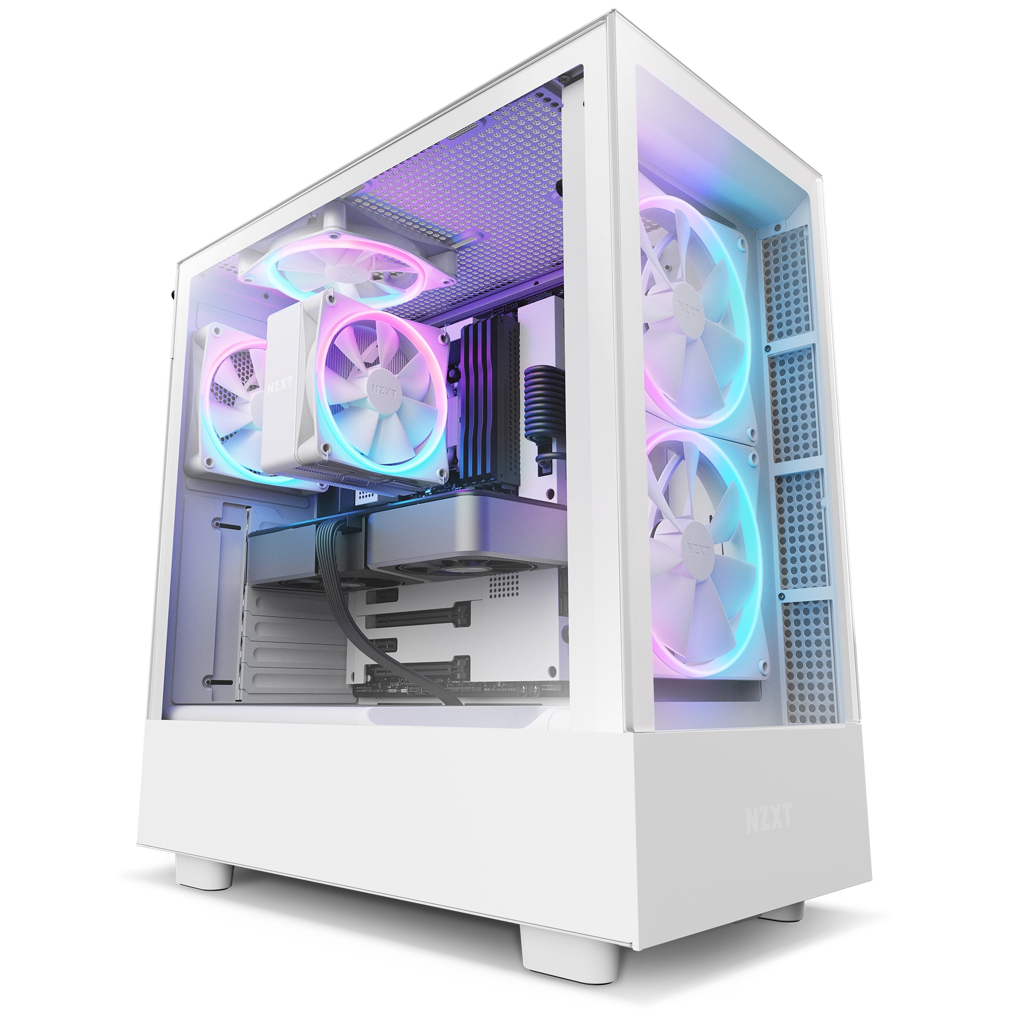 Disipador De Aire Cpu Nzxt T120/ Blanco /Comp. Amd-Intel /Rgb/ Gamer