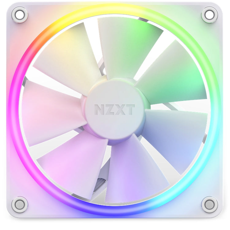 Ventilador Nzxt P/Gab 120Mm F120 Rgb Triple Wh 80 Ea Rf-R12Tf-W1