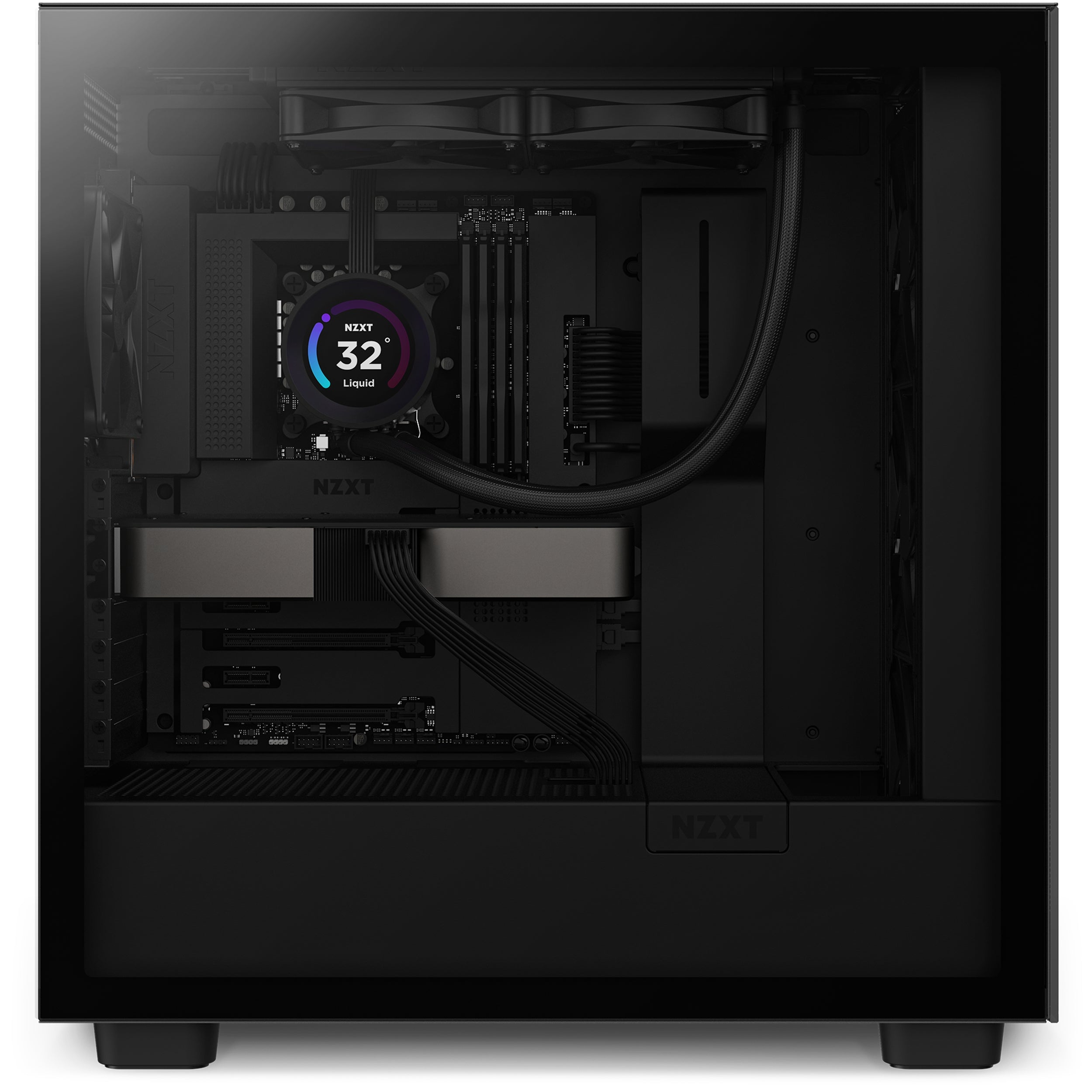 Disipador De Enfriamiento Liquido Nzxt Kraken 240 Elite /Negro/Display-Radiador/Gaming