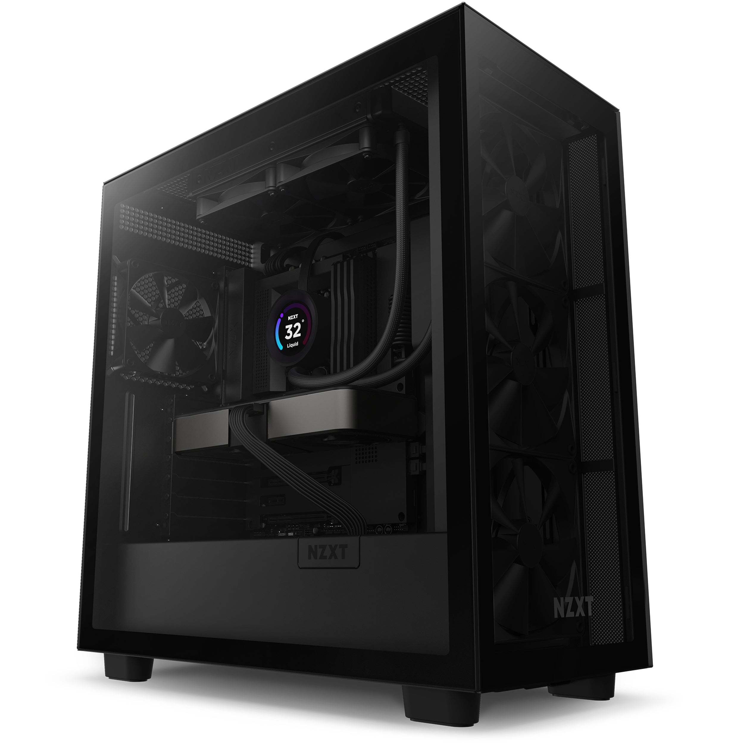 Disipador De Enfriamiento Liquido Nzxt Kraken 240 Elite /Negro/Display-Radiador/Gaming