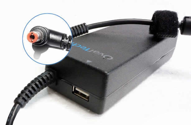 Adaptador Para Computadora Portátil Ovaltech 20V/4.5Ah C/Blister + Usb Cargador Laptop Otac-E78 De 90W (5.5*2.5 Punta Café)