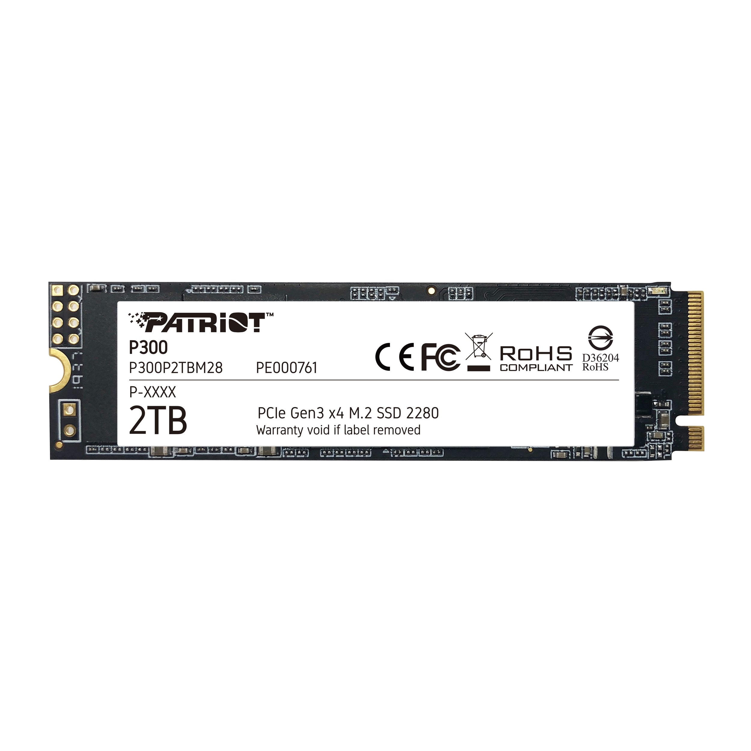 Unidad De Estado Solido Patriot P300/ 2Tb M.2 2280 Pcie Gen 3 X4 Ssd