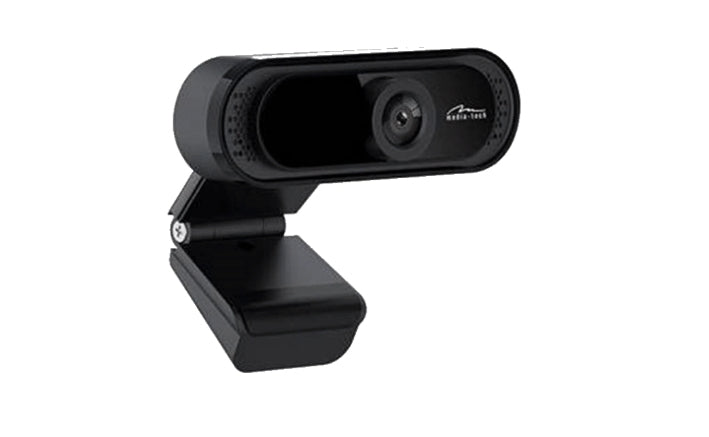 Camara Usb 720P Enfoque Manual C/Microfono Media Tech Negra