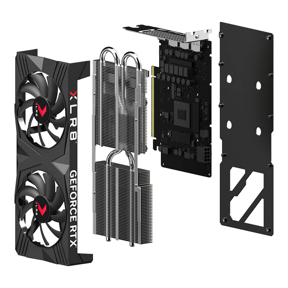 Tarjeta De Video Pny Geforce Rtx 4060 Ti Verto Oc Dual Fan Std/ 8Gb Gddr6 / Dp 1.4A / Hdmi 2.1 / Pcie 4.0 X16 / Gama Alta / Gamer