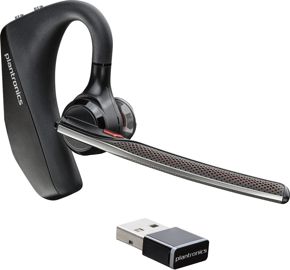 Auricular Plantronics Voyager 5200 Uc Poly Bluetooth Para Moviles Y Computadoras Incluye Estuche De Carga Adaptador