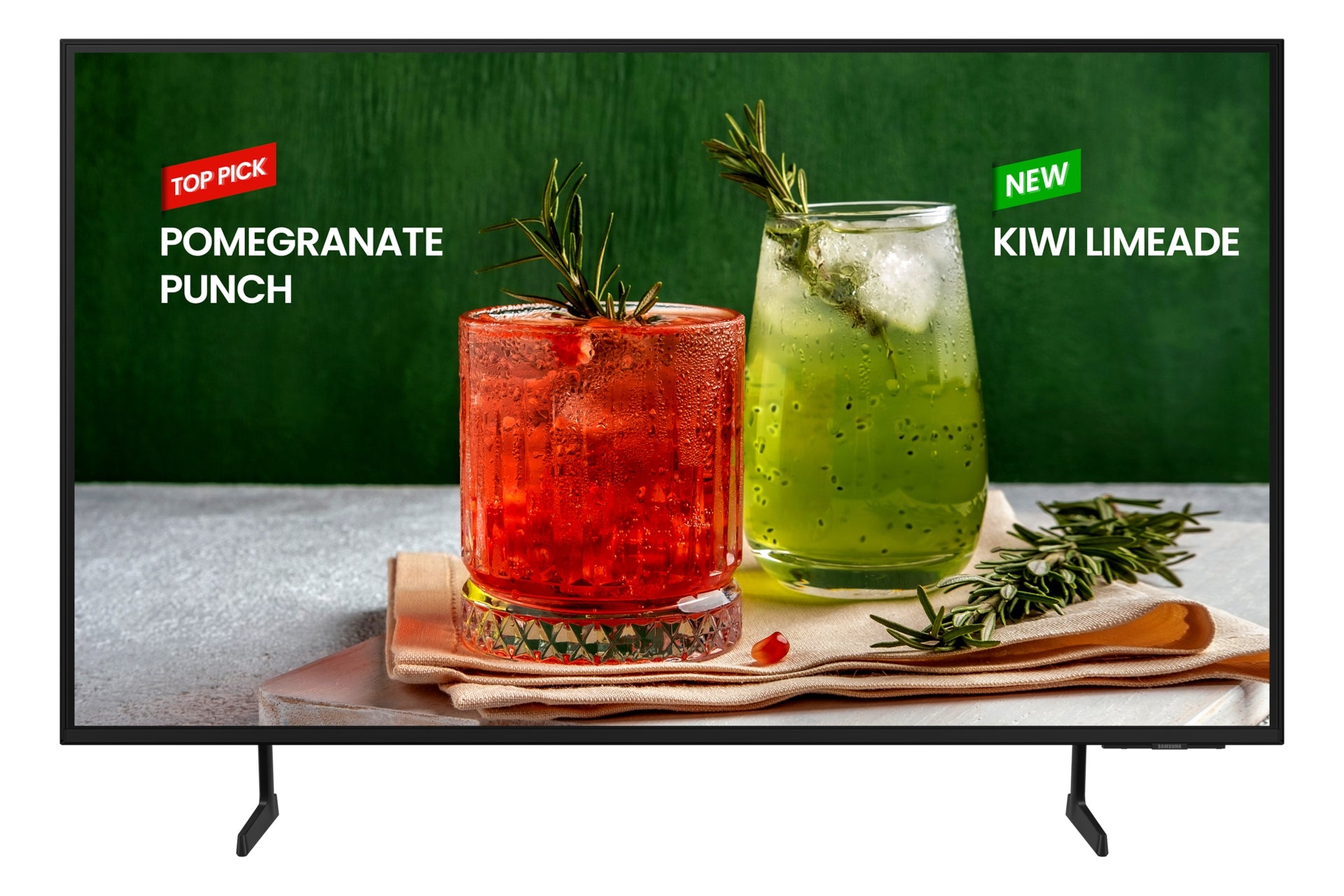 Television Led Samsung 50 Semi Profesional Smart Tv Serie Be50D-H, 4K Uhd 3840X2160, 3 Años Garantia, Señalizacion Digital Basica, Apps Smart, Usb, Hdmi, 16/7