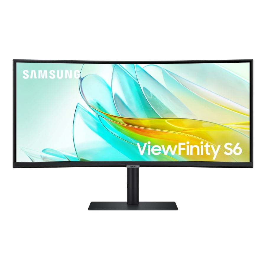 Monitor Led Samsung 34 Pulgadas,Ultrawidescreen, Viewfinity S6, Wqhd 3440X1440, Negro, Hdmi, Usb Tipo C, D. Port, Curvo, 1000R , 5Ms, Has, 219.