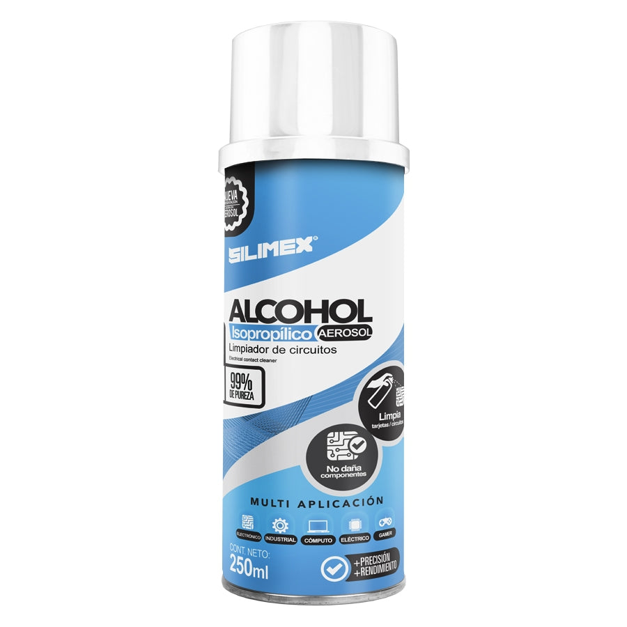 Alcohol Isopropilico Aerosol 250 Ml Silimex