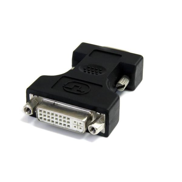 Adaptador Convertidor Para Pantalla De Computadora Dvi-I A Vga - Dvi-I Hembra - Hd15 Macho - Negro - Startech.Com Mod. Dvivgafmbk