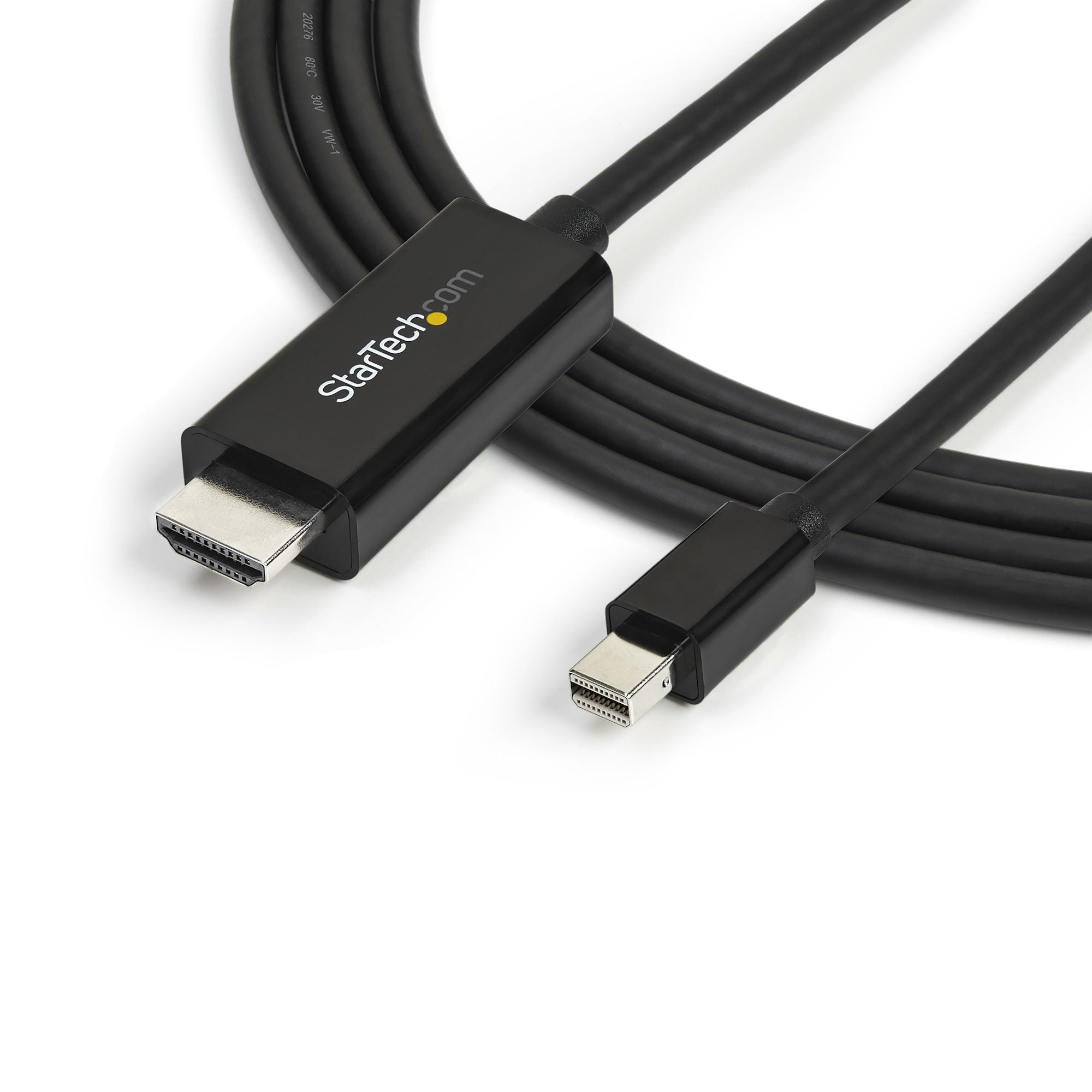 Cable Adaptador De 3M Mini Displayport A Hdmi - 4K 30Hz - Ultrahd - Cable Con Adaptador Incluido - Negro - Startech.Com Mod. Mdp2Hdmm3Mb