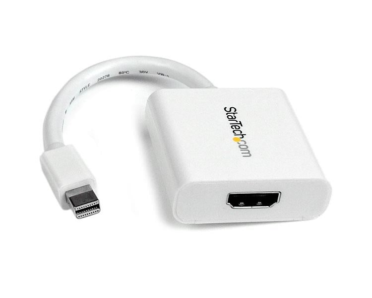 Adaptador De Video Mini Displayport® A Hdmi® - Cable Convertidor - Hembra Hdmi - Macho Mini Dp - 1920X1200 - Pasivo - Blanco - Startech.Com Mod. Mdp2Hdw