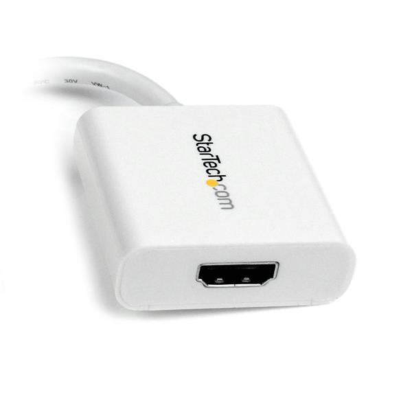 Adaptador De Video Mini Displayport® A Hdmi® - Cable Convertidor - Hembra Hdmi - Macho Mini Dp - 1920X1200 - Pasivo - Blanco - Startech.Com Mod. Mdp2Hdw