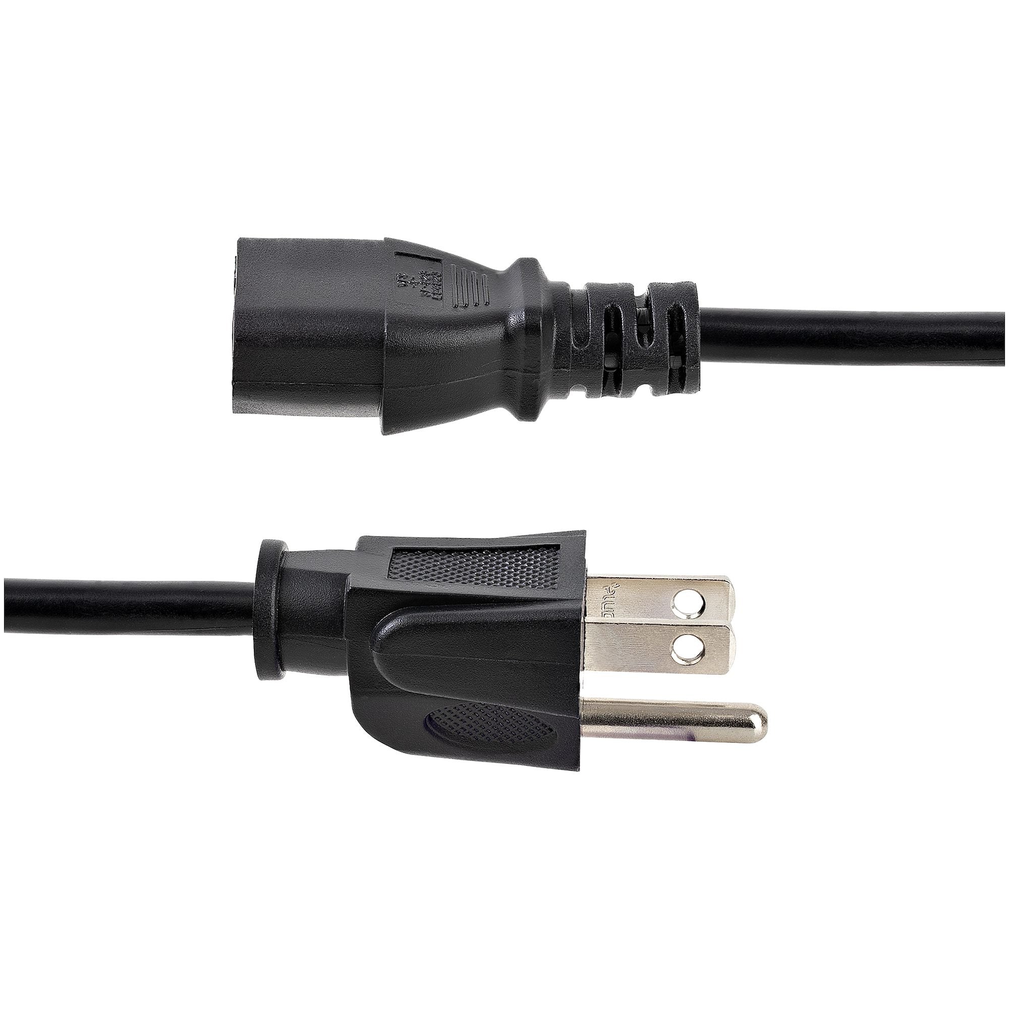 Cable De Alimentación Corriente De 3.6M Para Pc Computadora C13 A Enchufe Nema5-15P Con Toma A Tierra - 14 Awg - Startech.Com Mod. Pxt10112