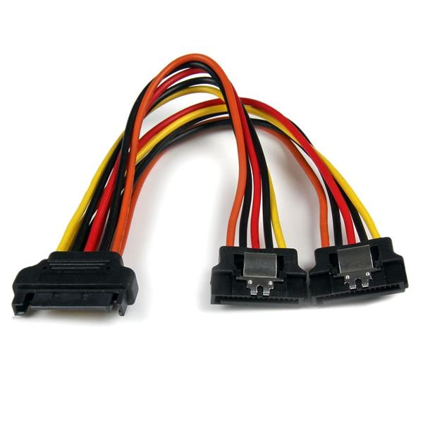 Cable 0.15M Adaptador Splitter Divisor De  Alimentación Sata Latching Con Cierre Pestillo - 2X Hembra - 2X Hembra - 1X Macho - Startech.Com Mod. Pyo2Lsata