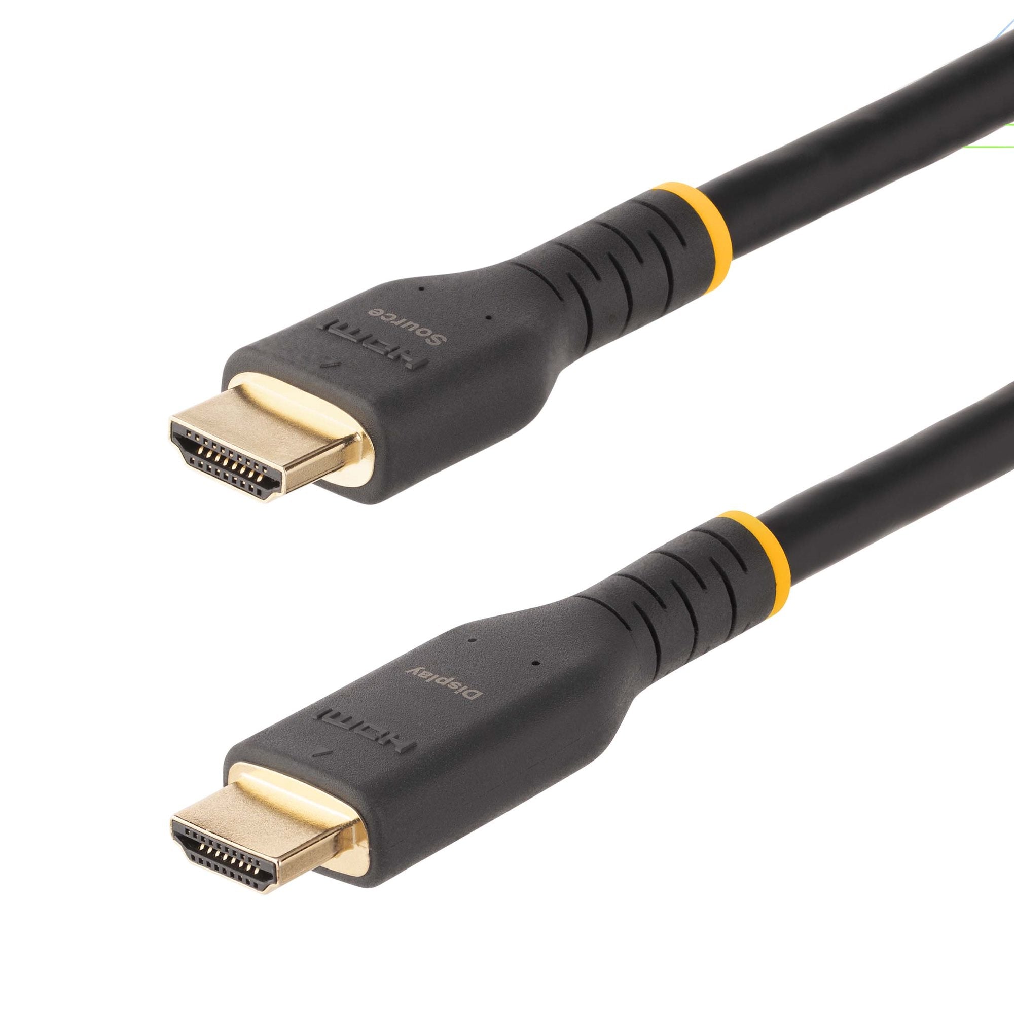 Cable Hdmi De 10M Activo - Hdmi 2.0 4K 60Hz Uhd - Resistente - Con Fibra De Aramida - Cable Hdmi De Alta Velocidad Con Ethernet - Startech.Com Mod. Rh2A-10M-Hdmi-Cable