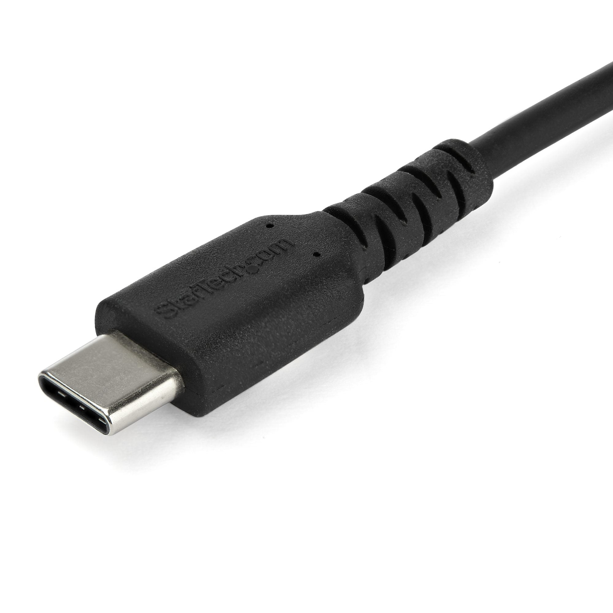 Cable De 1M De Carga Usb C - De Carga Rapida Usb 2.0 Tipo C A Usb C Revestimiento Tpe De Fibra De Aramida M/M 60W Negro - Startech.Com Mod. Rusb2Cc1Mb