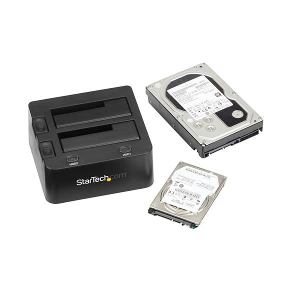 Docking Station Usb 3.0 Con Uasp De 2 Bahías Para Disco Duro O Ssd Sata De 2.5 O 3.5 Pulgadas - Startech.Com Mod. Sdock2U33