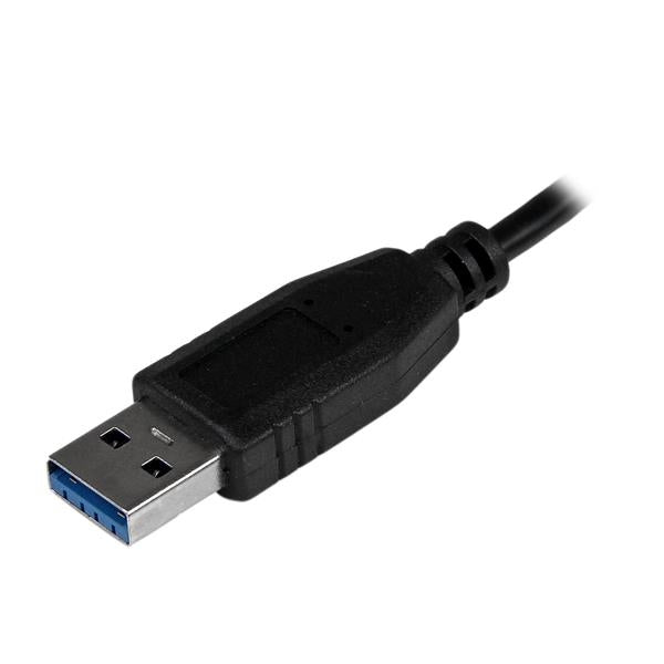 Adaptador Concentrador Hub  Usb 3.0 Super Speed 4 Puertos Salidas Portátil Para Laptop Computadora - Negro - Startech.Com Mod. St4300Minu3B