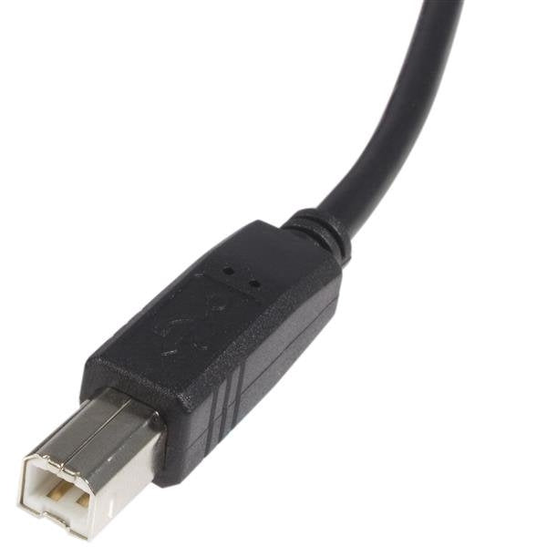 Cable Usb 2.0 Certificado De 1.8 Metros Para Impresora - 1X Usb A Macho - 1X Usb B Macho - Negro - Startech.Com Mod. Usb2Hab6