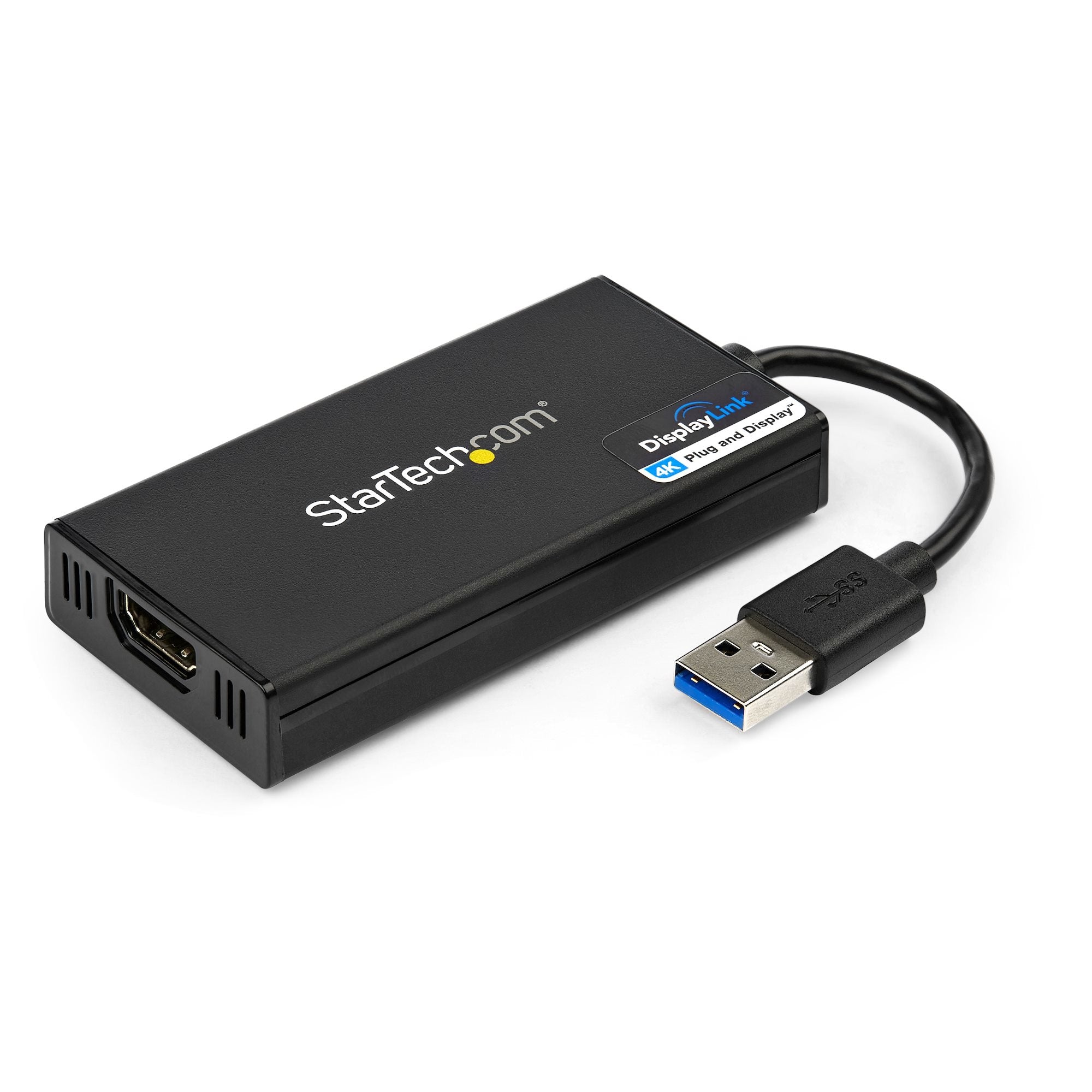 Adaptador Grafico Externo Usb 3.0 A Hdmi Startech.Com - Ultrahd 4K 30Hz - Certificado Displaylink - Convertidor Usb-A A Hdmi Para Monitor - Tarjeta Grafica Externa De Video - Mac Y Windows