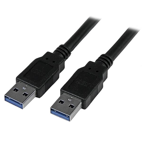 Cable Usb 3.0 De 3 Metros - A Macho A A Macho - Usb 3.1 Gen1 (5Gbps) - Startech.Com Mod. Usb3Saa3Mbk