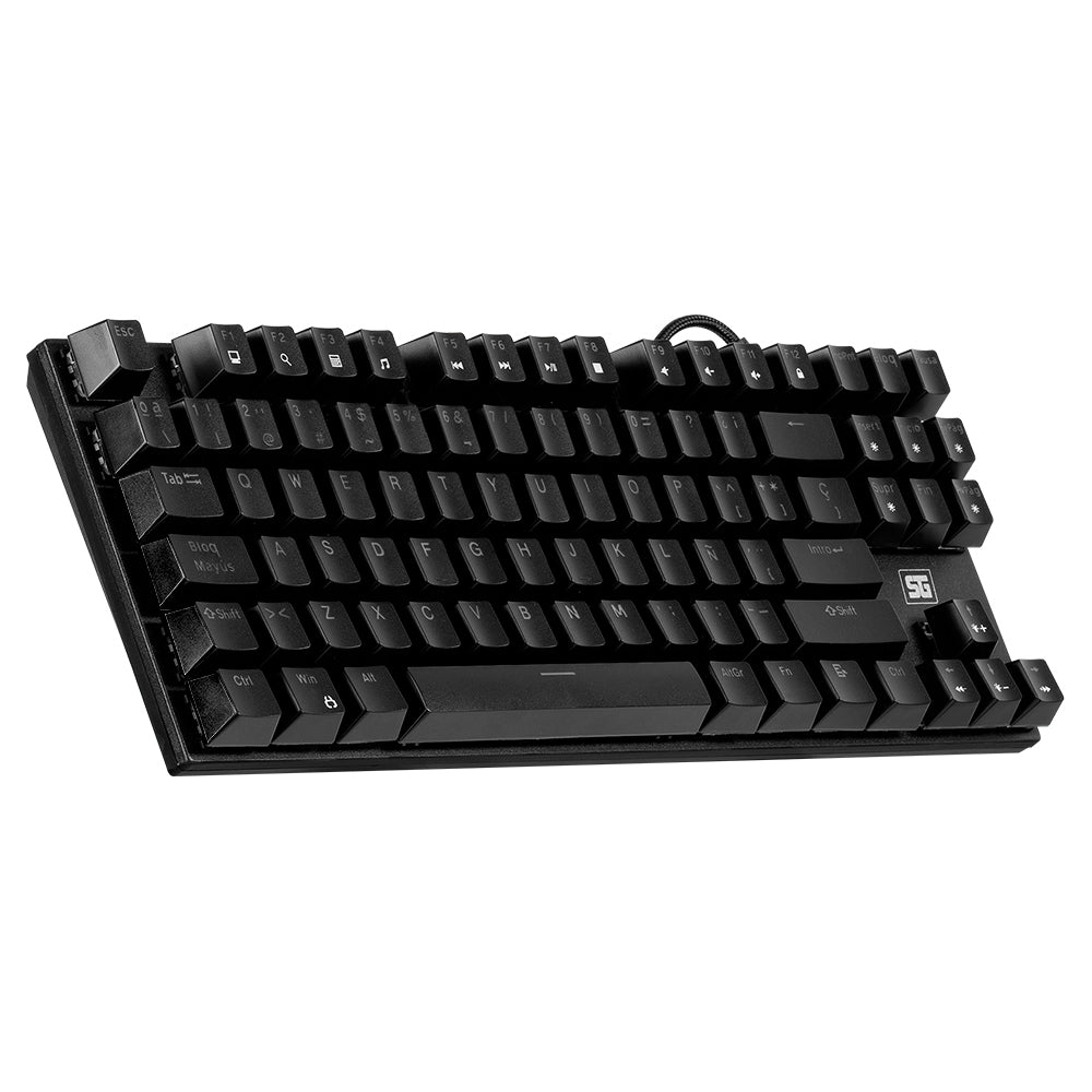 Teclado Vorago Start The Game Mecanico Tkl Rgb Rainbow C/Sw Negro (Kb-600)