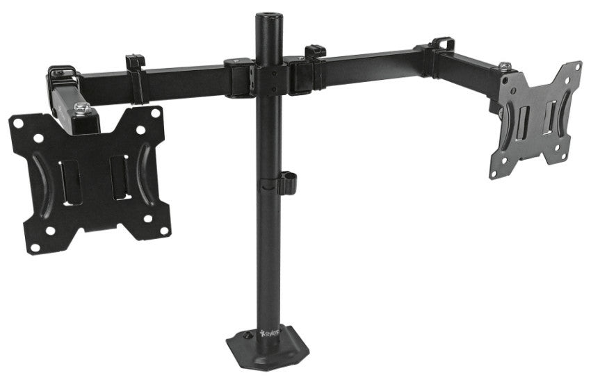 Soporte Stylos Doble Monitor 13" - 32" Metalico Negro (Stgasop1B)