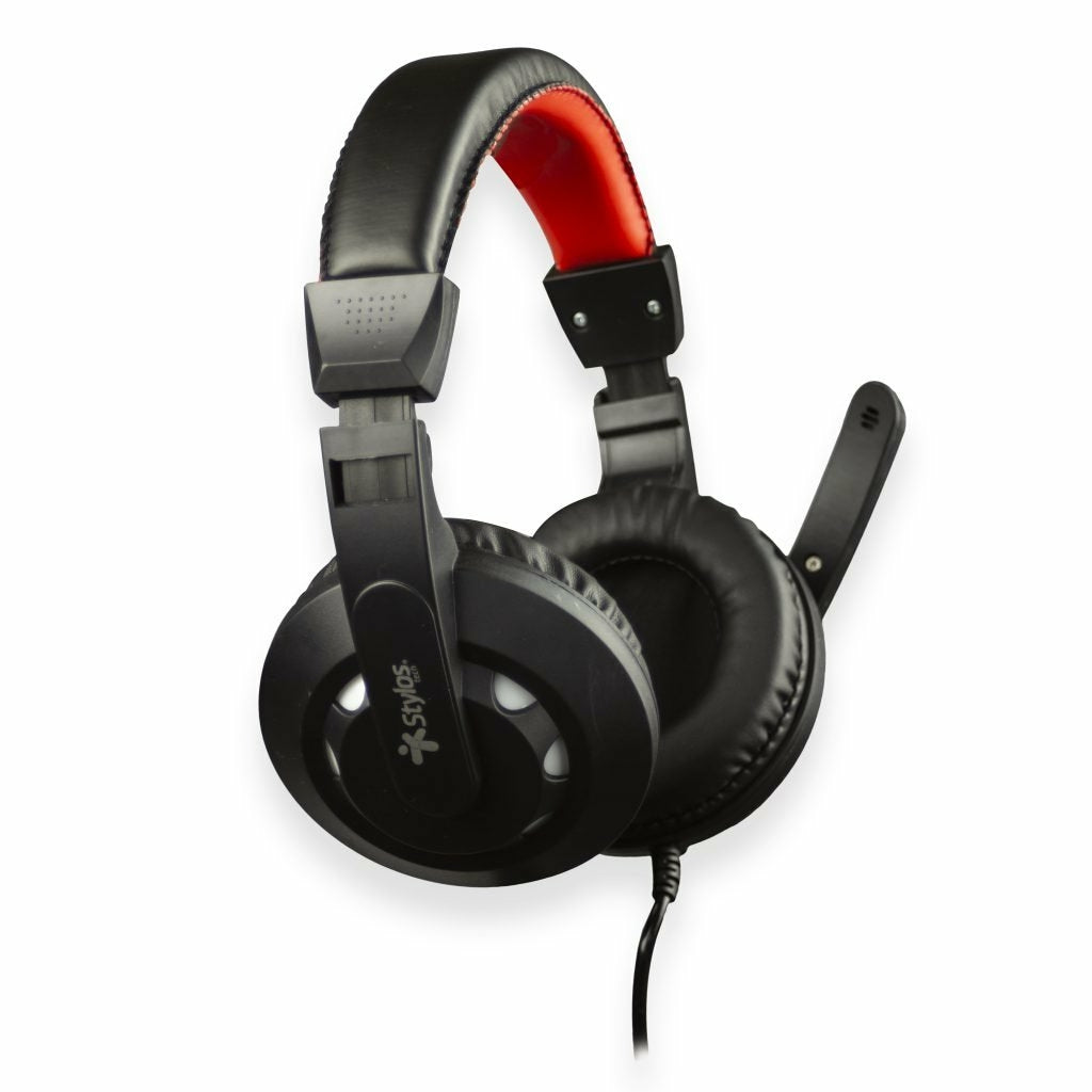 Diadema Stylos Stsheg2B Gamer Negro/Rojo Xzeal. Stsheg2Bb