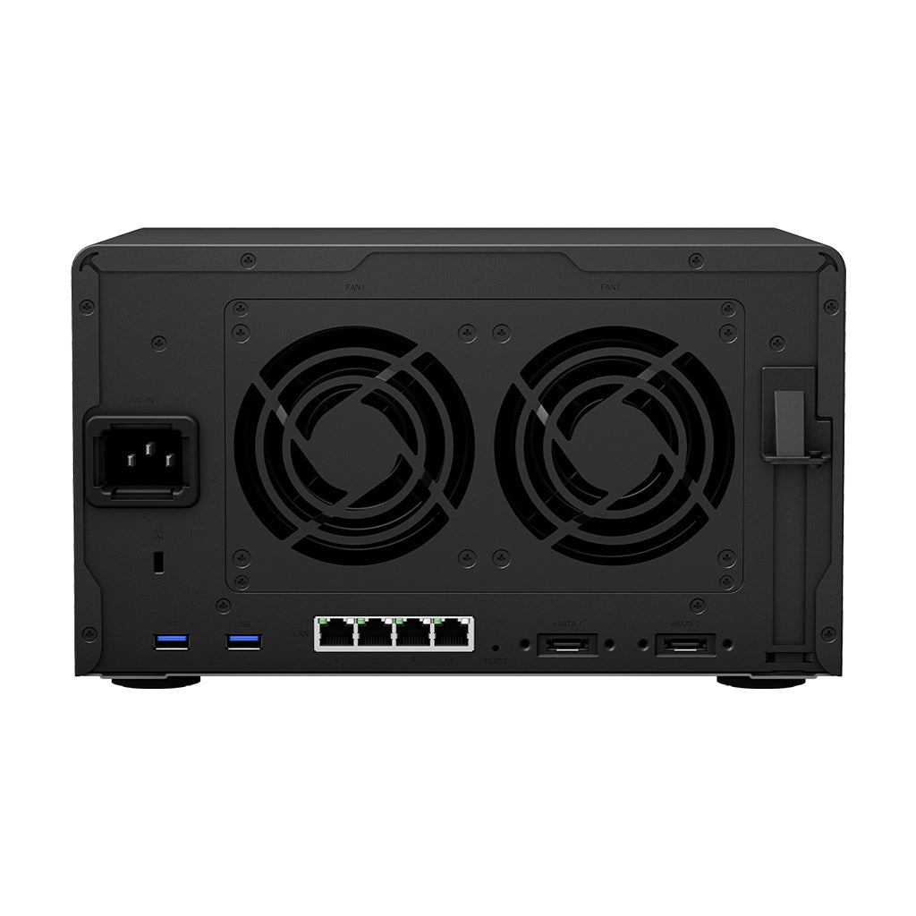 Nas Synology Ds1621+ /6 Bahias Ampliables Hasta 16/Ncleo Cuadruple 2.2Ghz/4Gb Ddr4 Ampliables A 32Gb/Lan Gigabit X4/Usb 3.0 X3/Hot Swap/ Soporta M.2 2280/ No Incluye Discos