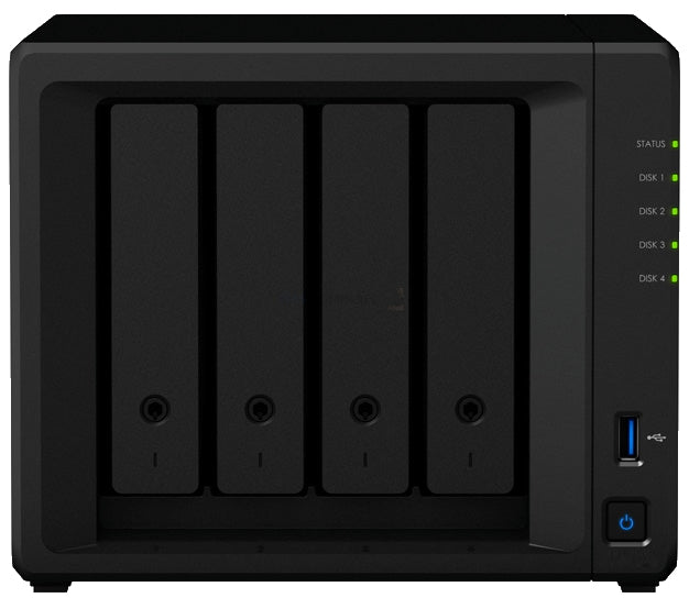 Nas Synology Ds423+ /4 Bahias Nucleo Cuadruple 2.0 Ghz/ Hasta 72 Tb, 2Gb Ddr4 Ampliable Hasta 6Gb/ 2 Ptos Lan Gigabit/Usb 3.2 X 2/ Hot Swap/ Soporta M.2 2280 Nvme/ No Incluye Discos Celeron J4125