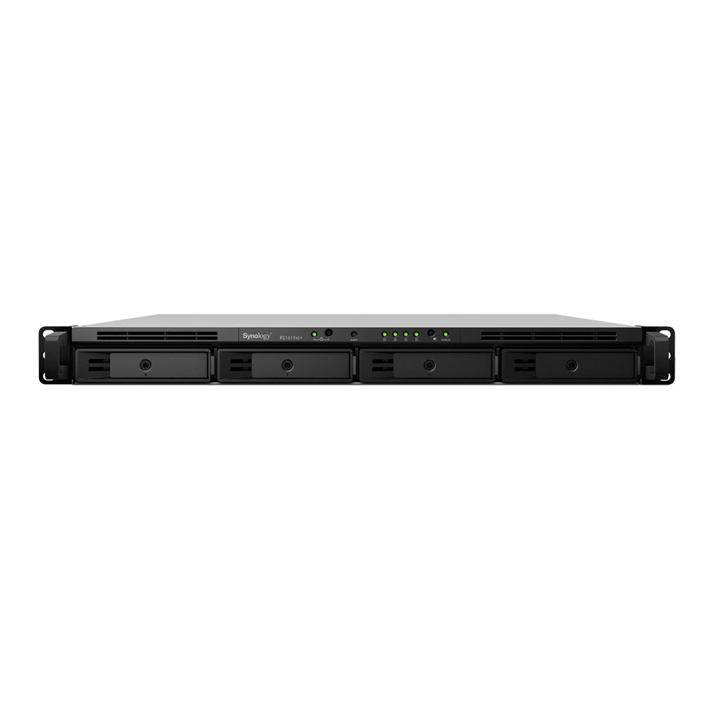 Nas Synology Rs1619Xs+ /4 Bahias Expandibles A 16 Con Unidad De Expansion/Nucleo Cudruple 2.2Base / 2,7 Turboghz/8Gb Ddr4/4 Lan Gigabit/Usb 3.0X2/ Hot-Swap/ Sin Discos Duros