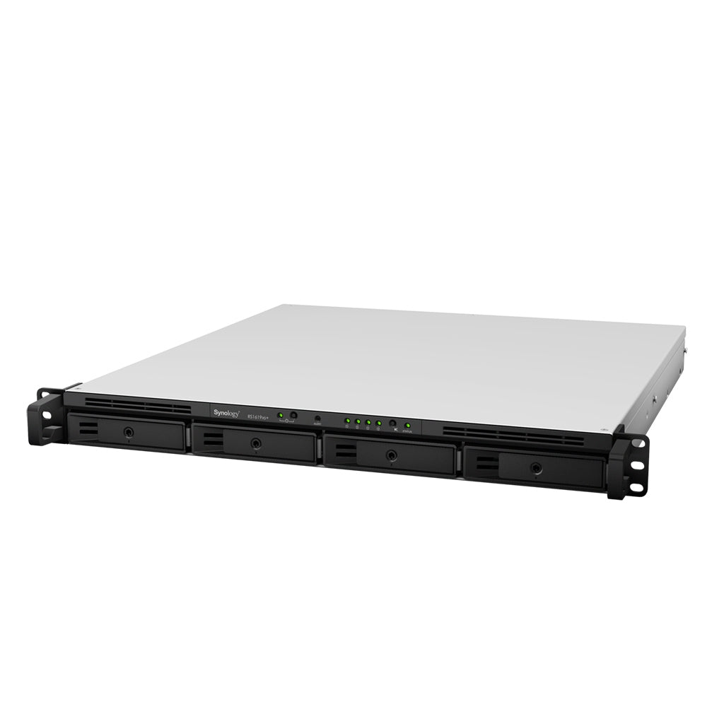 Nas Synology Rs1619Xs+ /4 Bahias Expandibles A 16 Con Unidad De Expansion/Nucleo Cudruple 2.2Base / 2,7 Turboghz/8Gb Ddr4/4 Lan Gigabit/Usb 3.0X2/ Hot-Swap/ Sin Discos Duros