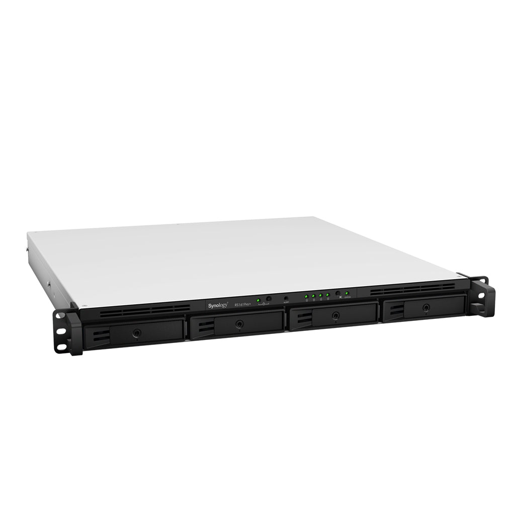 Nas Synology Rs1619Xs+ /4 Bahias Expandibles A 16 Con Unidad De Expansion/Nucleo Cudruple 2.2Base / 2,7 Turboghz/8Gb Ddr4/4 Lan Gigabit/Usb 3.0X2/ Hot-Swap/ Sin Discos Duros