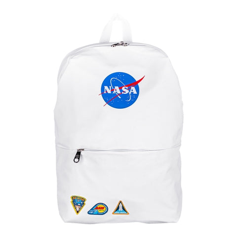 Mochila Techzone Nsb22320-2 Backpack Nasa Marca Laptop 15.6 Pulgadas En Poliester Color Azul Con Bolsas Laterales