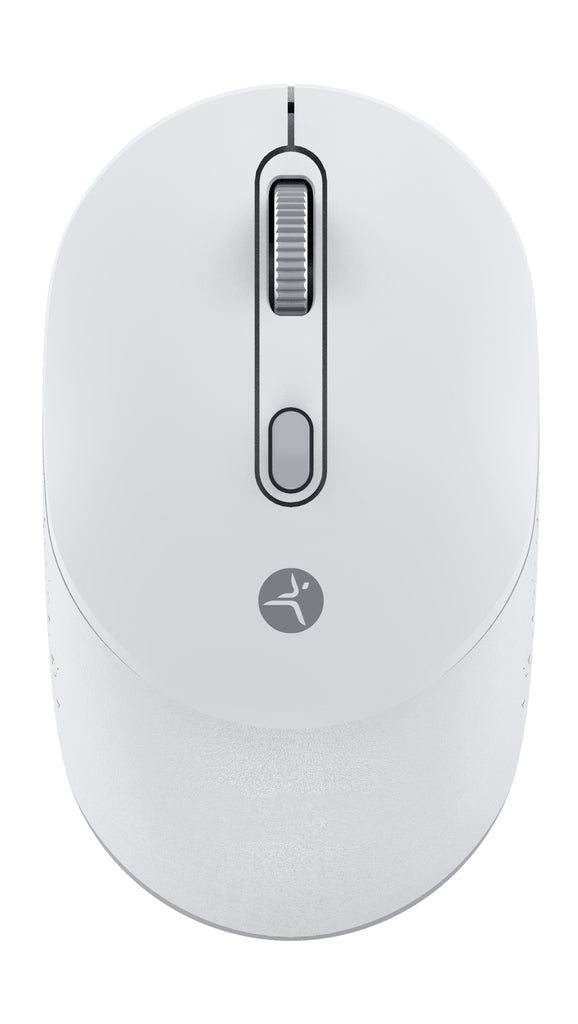 Mouse Techzone Tzmoug204-Ina Plata Botones Inalámbrico Plug And Play 800/1200/1600 Dpi