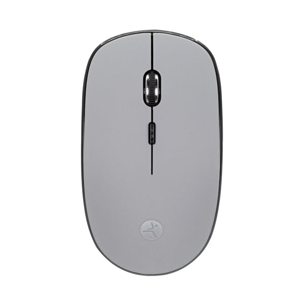 Mouse Inalámbrico Techzone Tzmouina04 Terra De 1600 Dpi'S Botones Texturizado Rubber Color Gris Año Garantía.