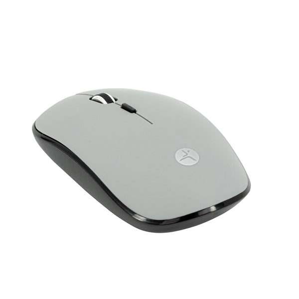 Mouse Inalámbrico Techzone Tzmouina04 Terra De 1600 Dpi'S Botones Texturizado Rubber Color Gris Año Garantía.