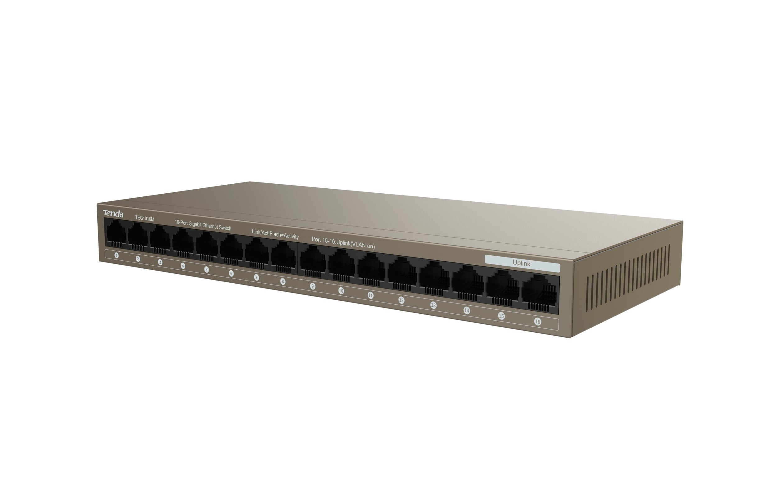 Switch Tenda Teg1016M Gigabit Puertos