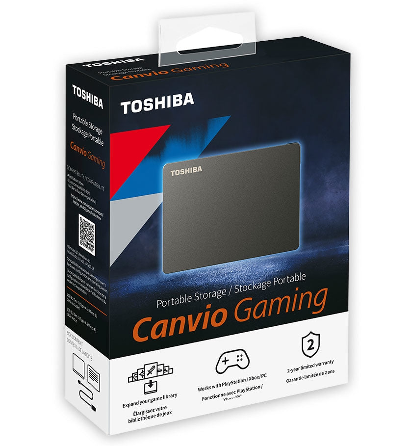 Disco Duro Externo Toshiba 4Tb Hdtx140Xk3Ca Usb 3.0 Canvio Gaming Neg