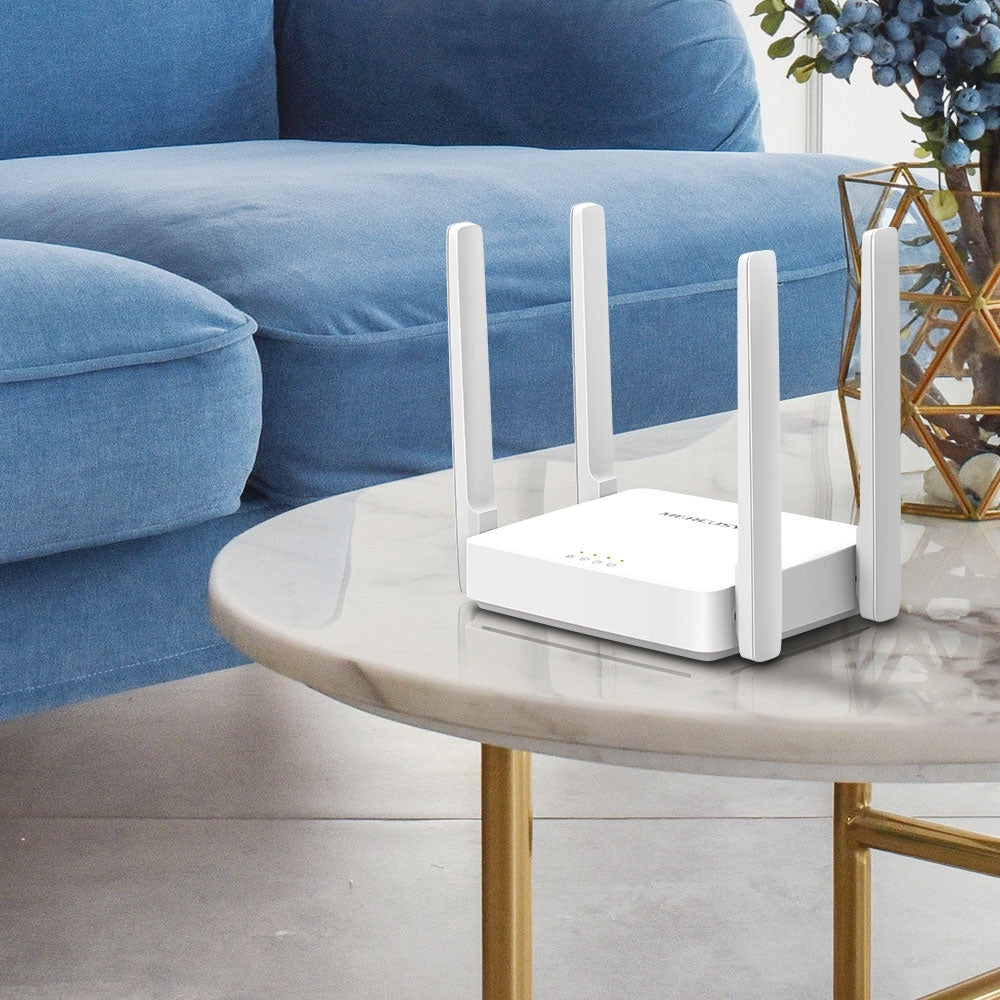 Router Wi-Fi Doble Banda Mercusys Ac10 Wifi 1200 Inalámbrico De Con Antenas Alta Ganancia Multimodo