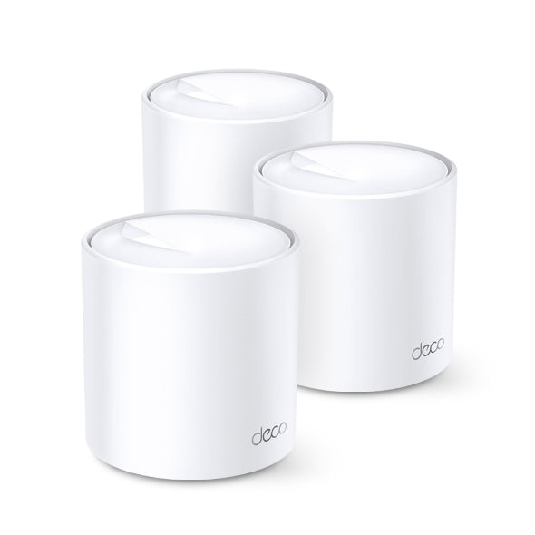 Kit Sistema Tp-Link Deco X20(3-Pack) Wifi Mesh Ax1800 Para Conexiones En Todo El Hogar