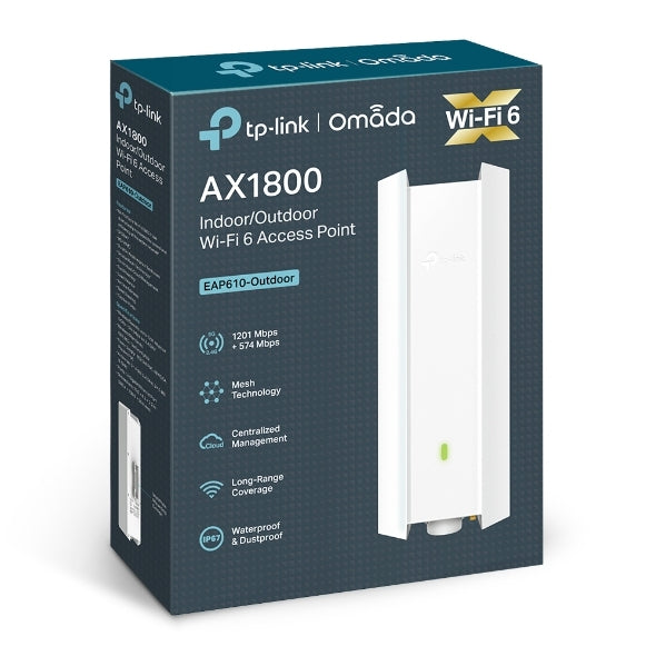 Access Point Tp-Link Eap610-Outdoor Wifi Ax1800 (Eap610-Outdoor)