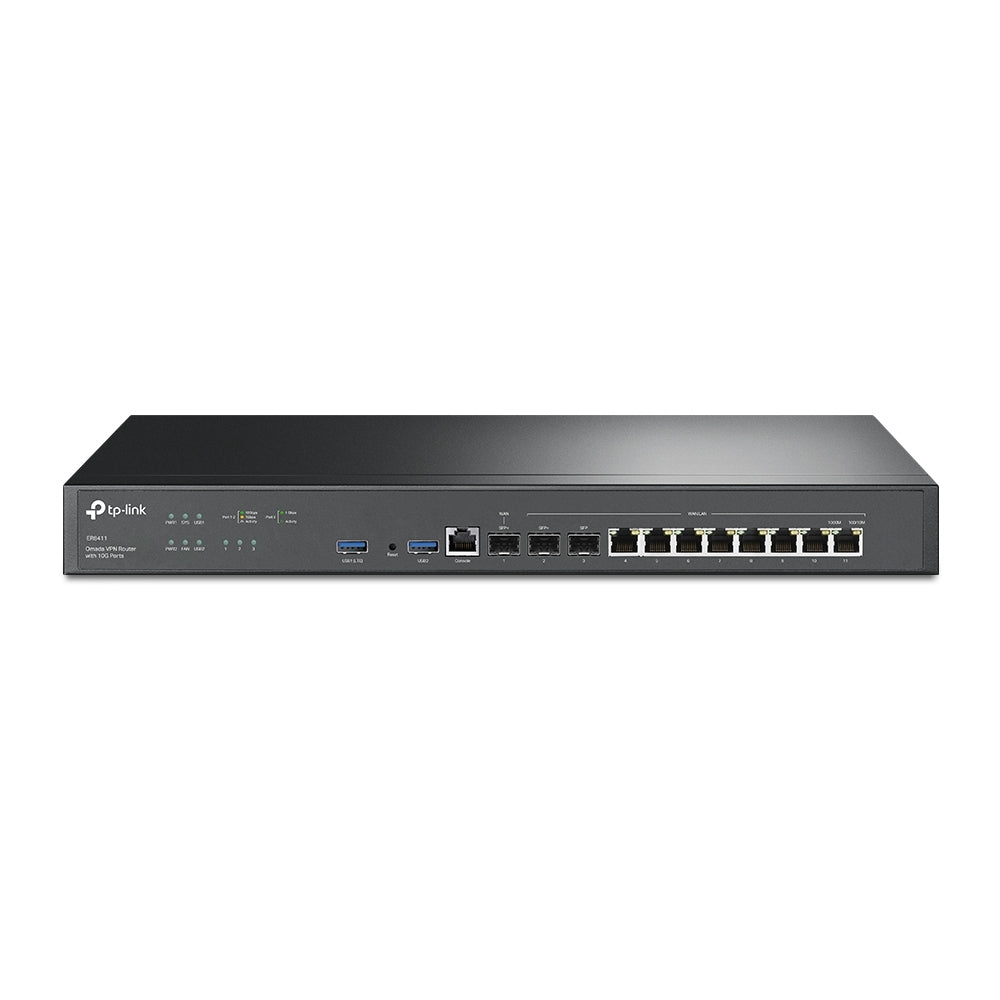 Vpn Router Tp-Link Er8411 Omada Con 10 Puertos Ge Sfp+ Integrado En Sdn