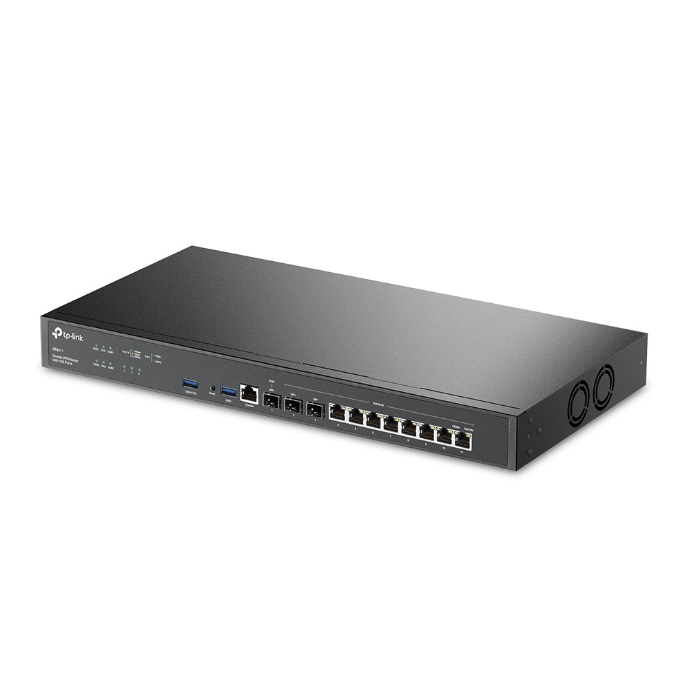 Vpn Router Tp-Link Er8411 Omada Con 10 Puertos Ge Sfp+ Integrado En Sdn