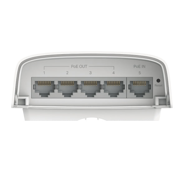 Switch | Tp-Link | Sg2005P-Pd | 5 Puertos Gigabit | 1 Poe++ In | 4 Poe+ | Omada Smart | Para Exterior | Ip 55 | Hasta 200M De Distacia Poe