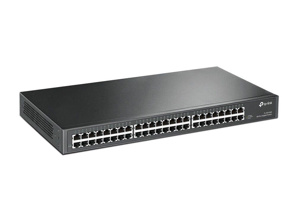 Switch Tp-Link Tl-Sg1048 Gris 10/100/1000 Mbps 48Ptos Rack