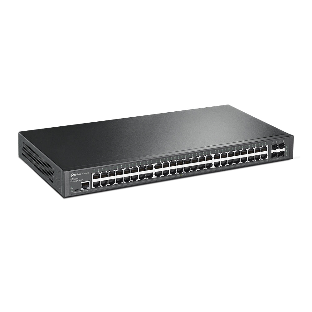 Switch L2 Tp-Link Tl-Sg3452 (Tl-Sg3452) Negro 48 + Sfp Slots