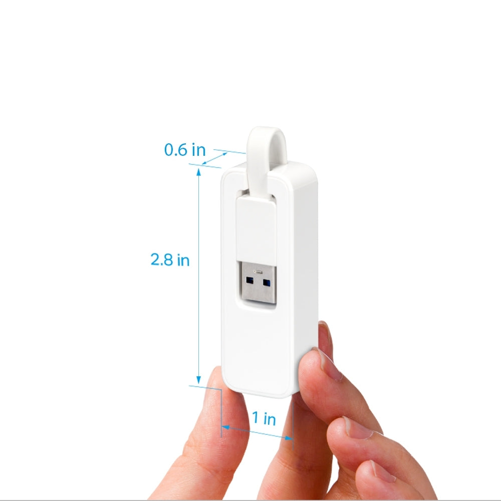 Adaptador Usb- Ethernet Rj45 Tp-Link Ue200 Color Blanco