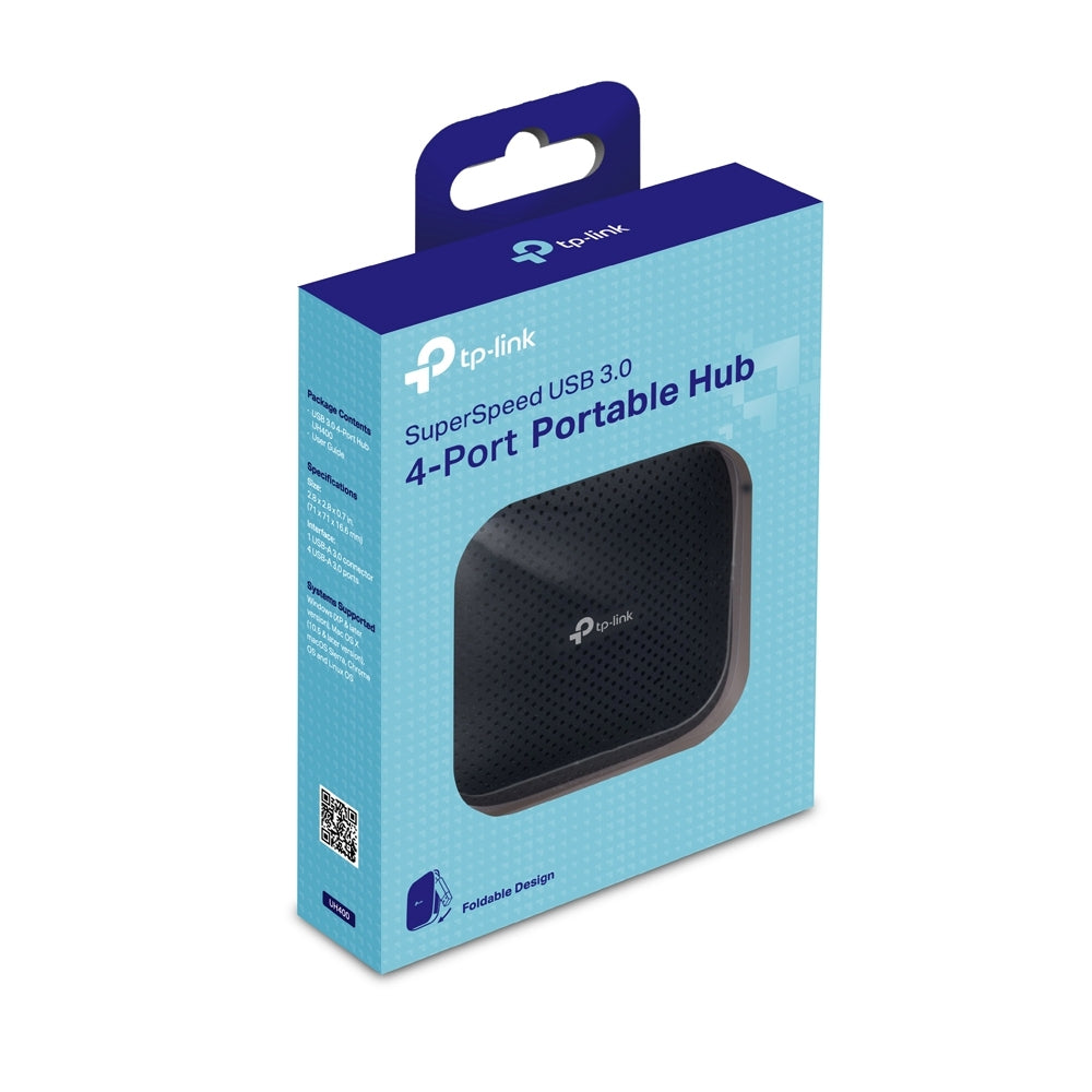 Hub Usb 3.0 Tp-Link Uh400 4Ptos Negro